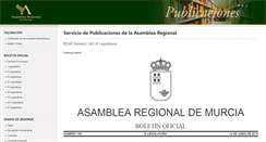 Desktop Screenshot of hermes.asambleamurcia.es